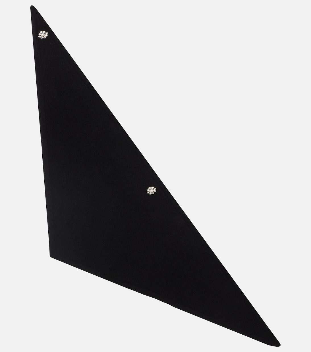 Simone Rocha - Embellished cashmere scarf