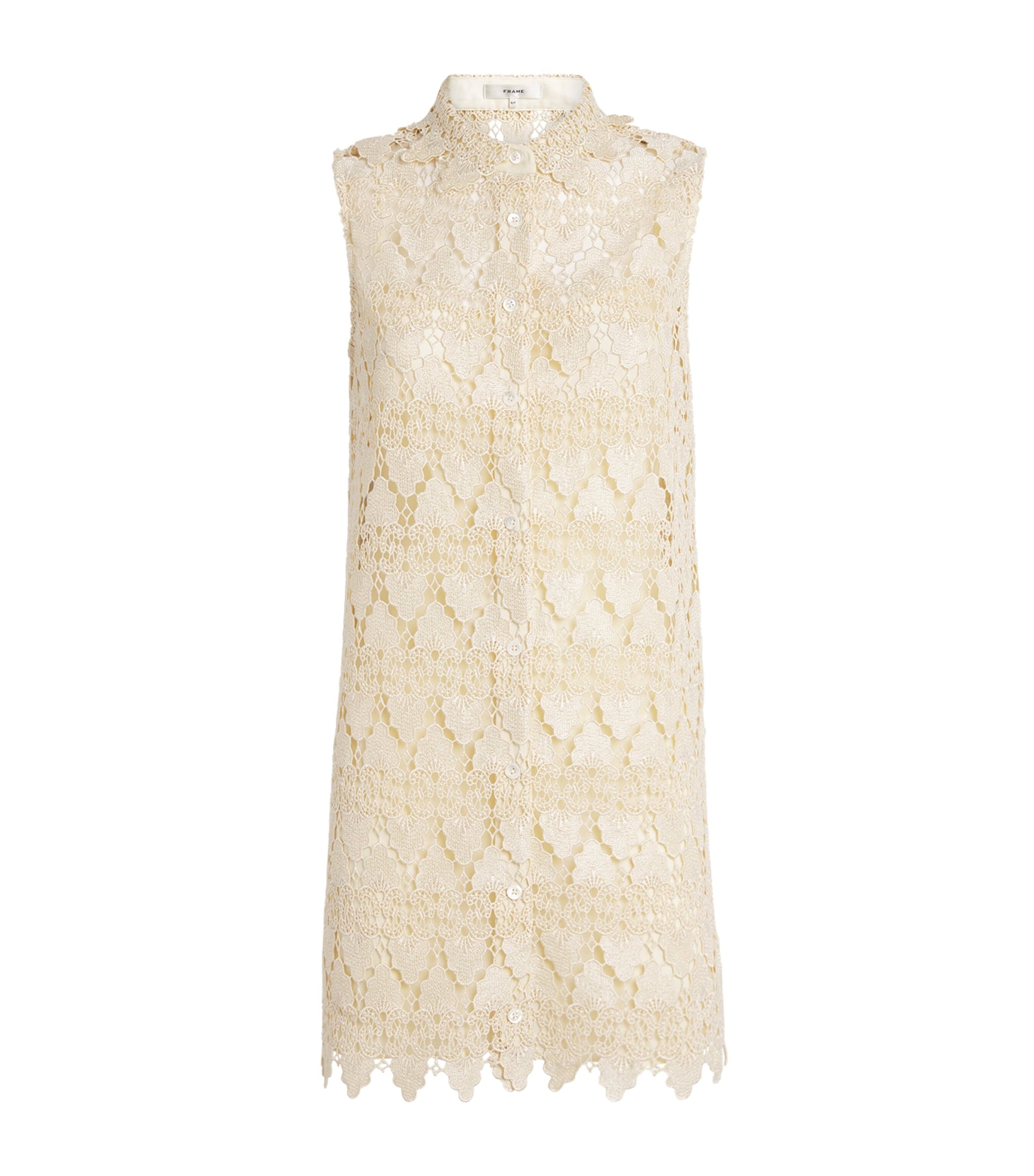 Ivory Lace The Deco Mini Dress
