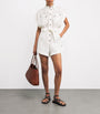 Linen Cuffed Rhiannon Playsuit IVO/IVORY