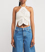 Crochet Emelia Crop Top OFF WHITE