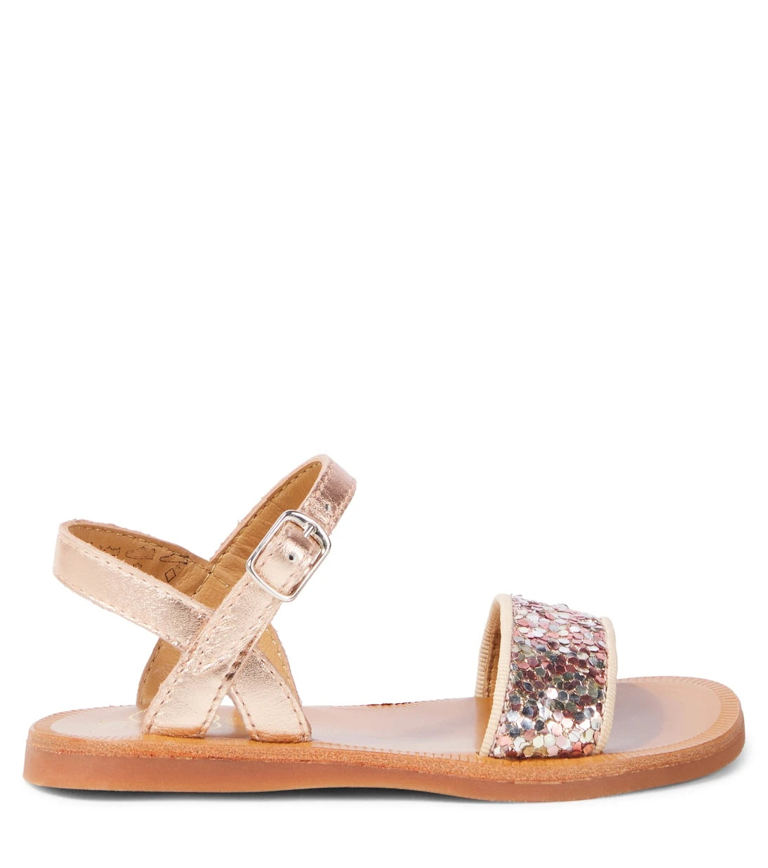 Pom d'Api - Plagette glitter leather sandals