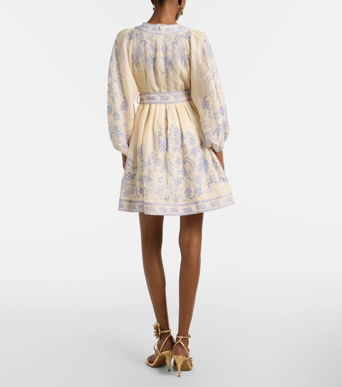 Zimmermann - Indra floral linen minidress