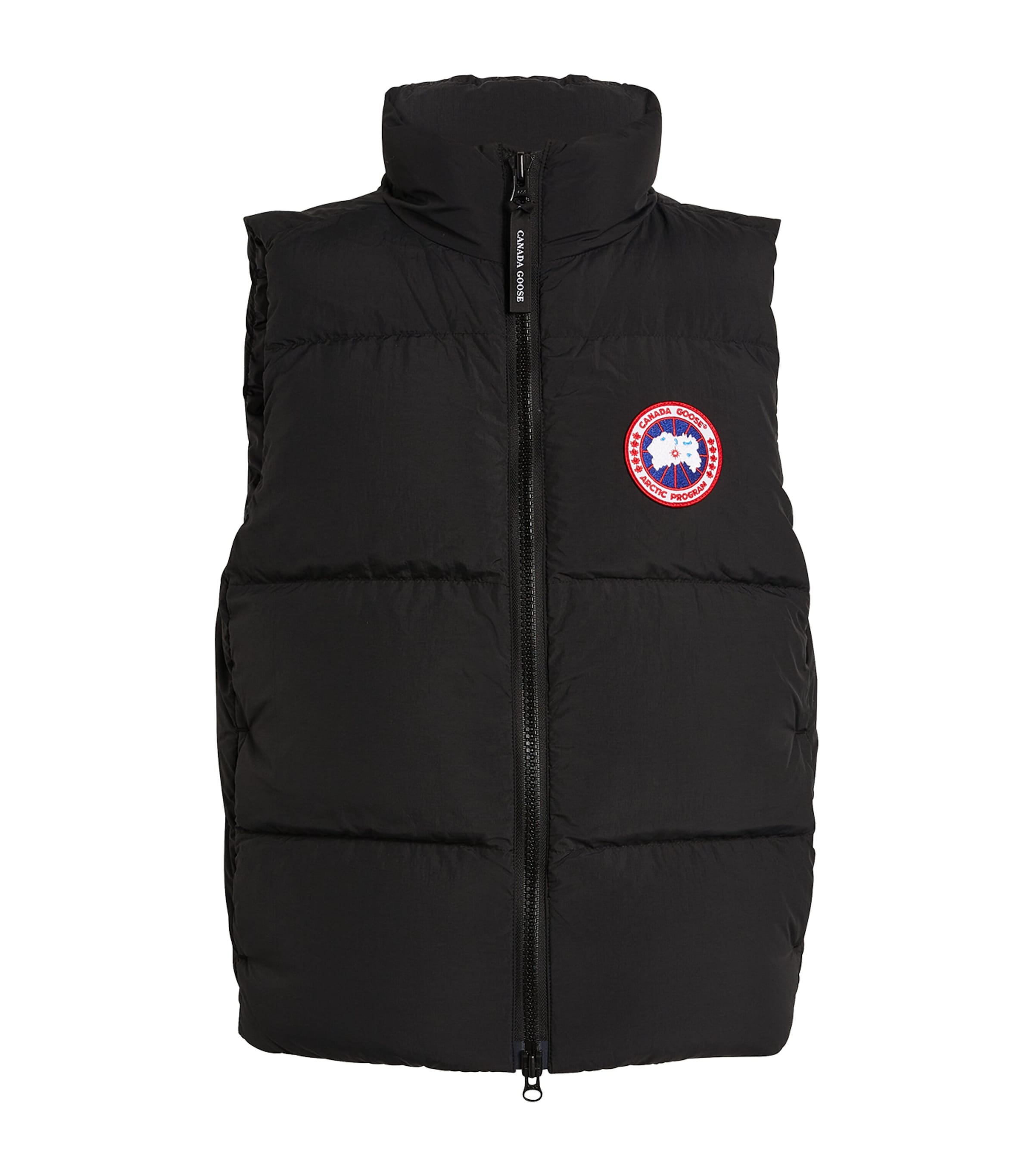Black Lawrence Puffer Gilet
