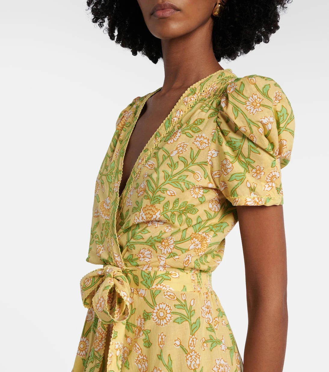 Poupette St Barth - Baba floral cotton wrap dress