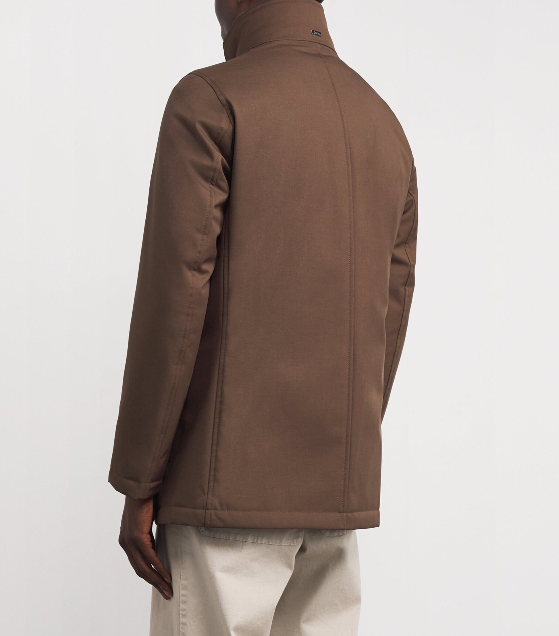 Brown Padded Car Coat
