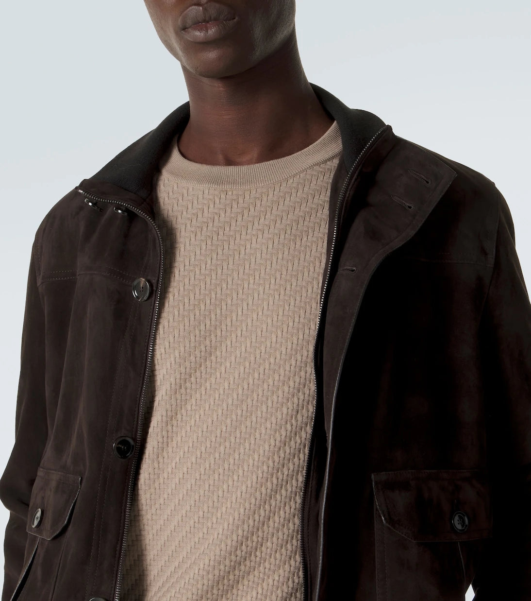Brioni - Cotton, silk, and cashmere sweater