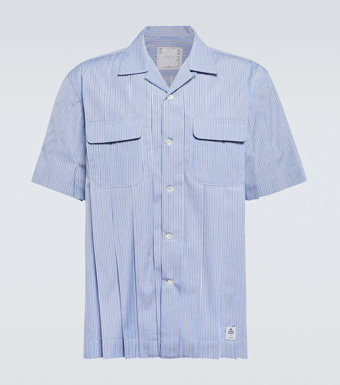 Sacai - Striped cotton shirt