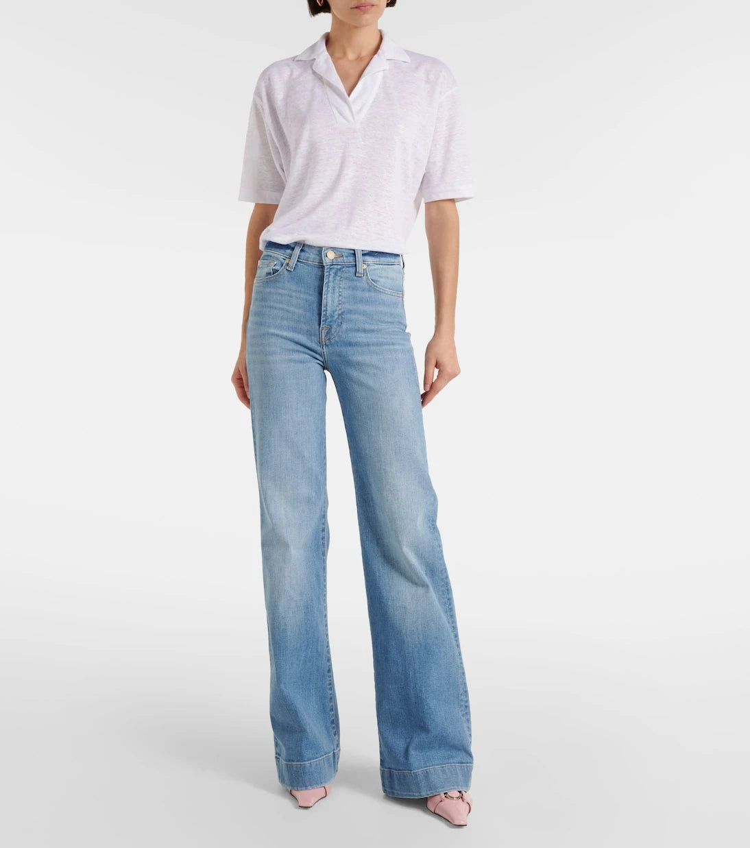 7 For All Mankind - Modern Dojo high-rise flared jeans