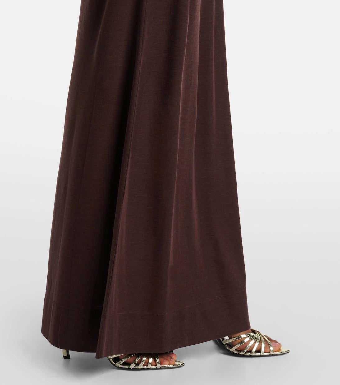 Xu Zhi - Embellished wool-blend maxi dress