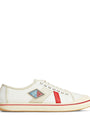 Canvas Leather-Trim Eliot Low-Top Sneakers