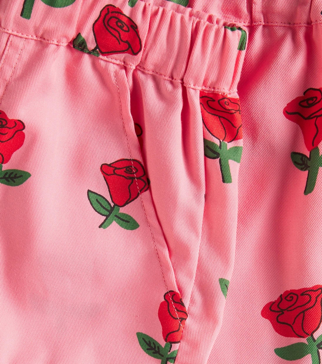 Mini Rodini - Roses cotton shorts