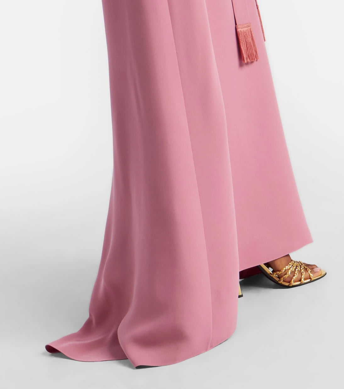 Valentino - Cady Couture embellished belted gown