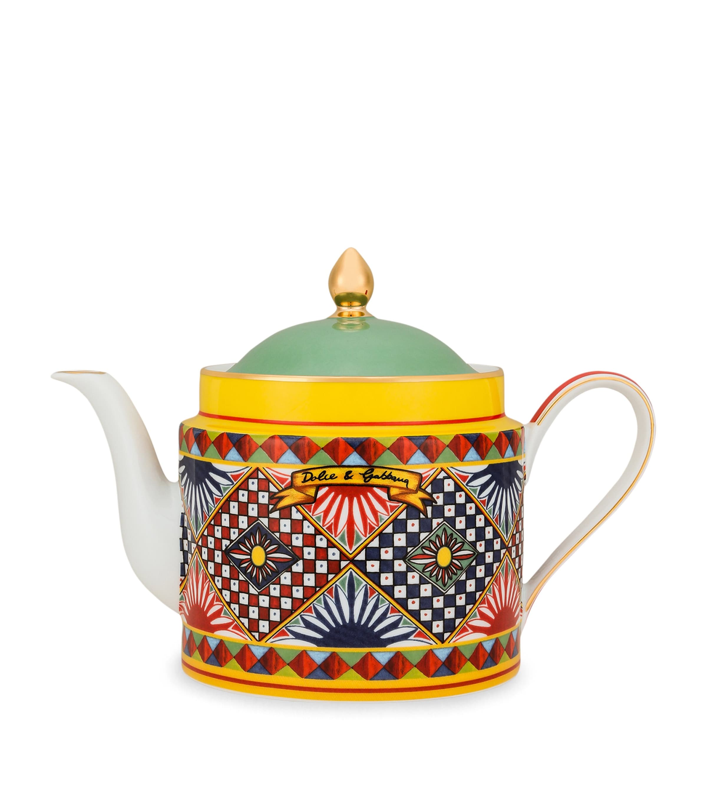 Dolce & Gabbana Casa Porcelain Carretto Teapot