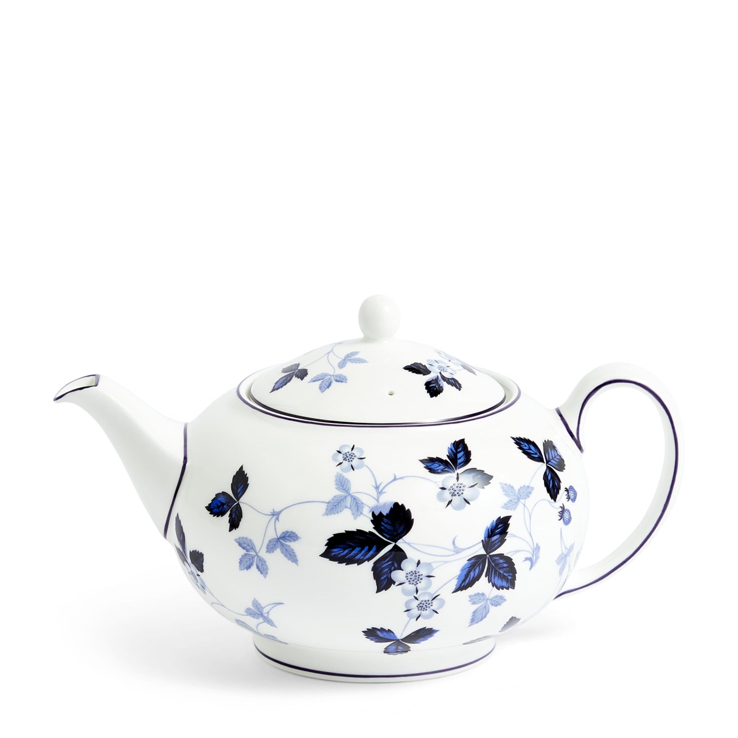 Wild Strawberry Inky Blue Teapot