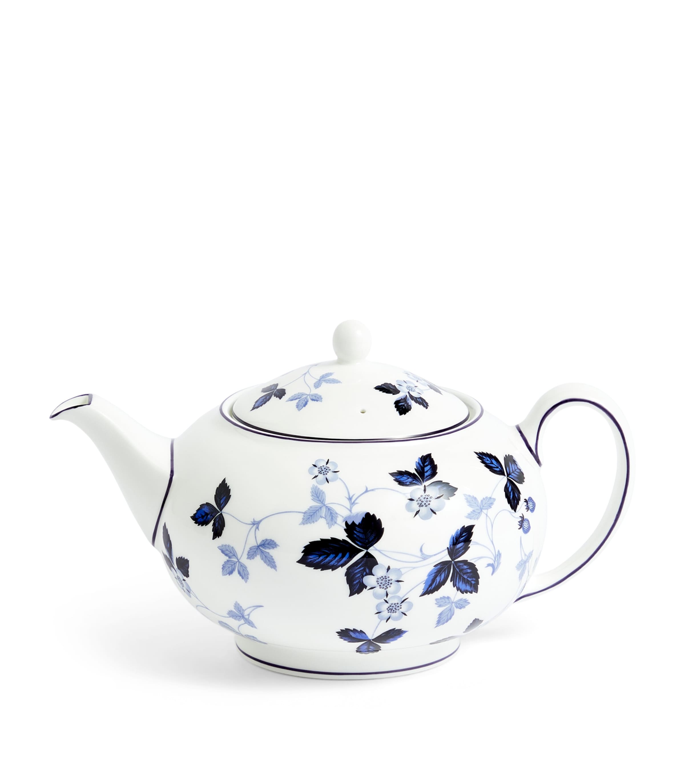 Wild Strawberry Inky Blue Teapot