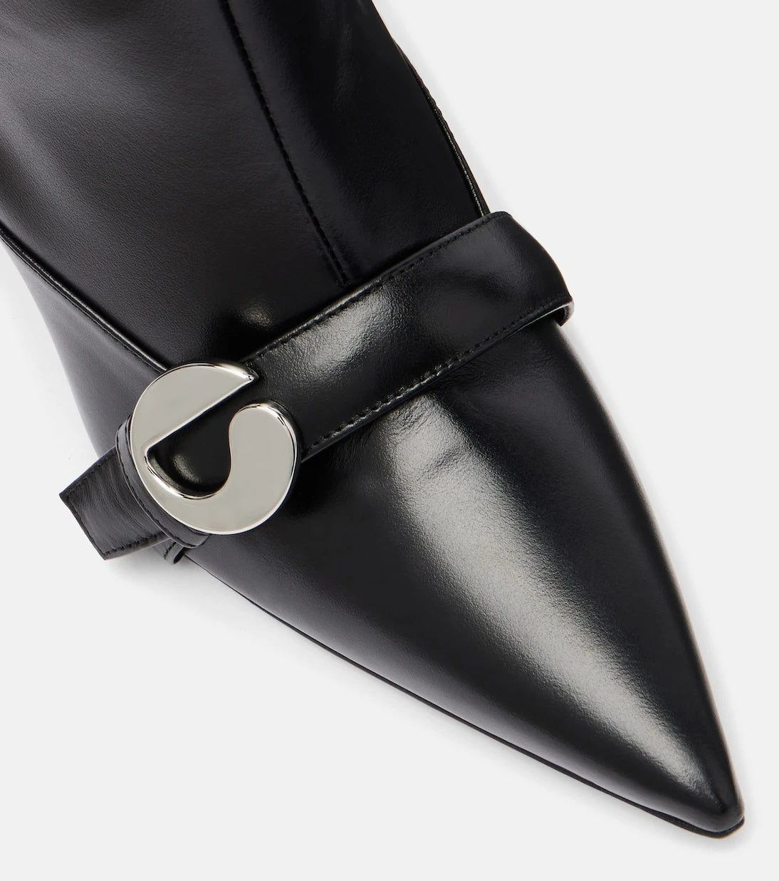 Coperni - Logo leather knee-high boots