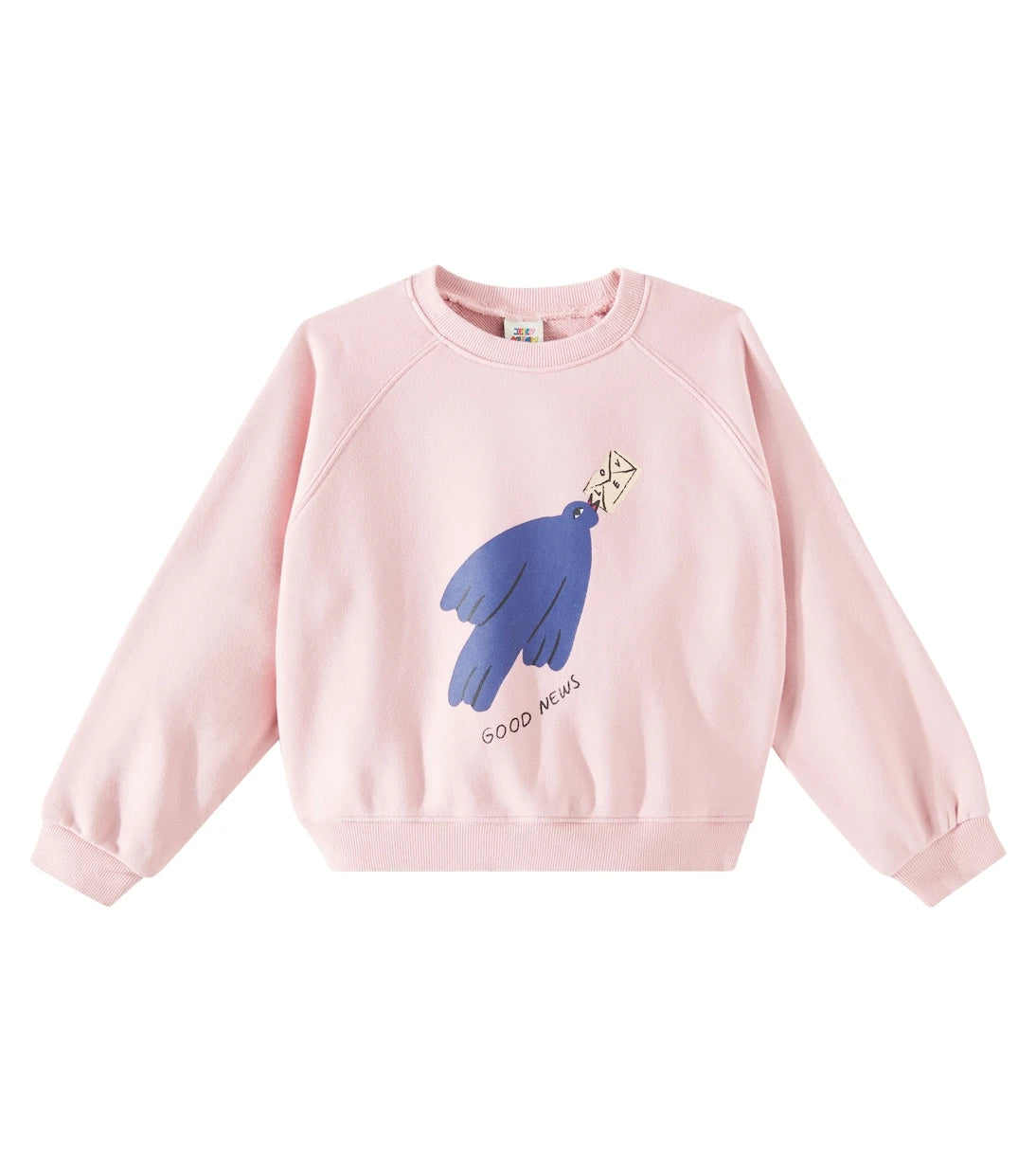 Jellymallow - Bird printed cotton sweatshirt