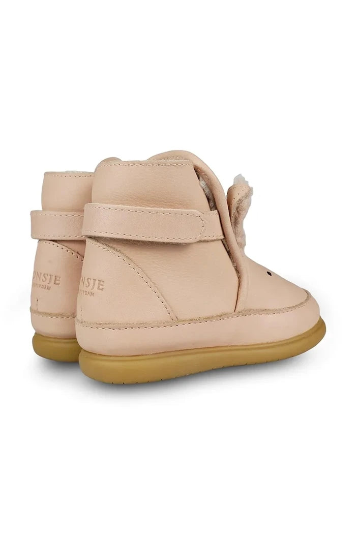 Donsje Dubu Exclusive Shoes Fluffy Bunny Çocuk Deri Kışlık Botlar