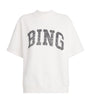 ANINE BING Ivory Cotton Logo Jay Sweatshirt