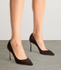 Brown Romy 85 Suede Pumps