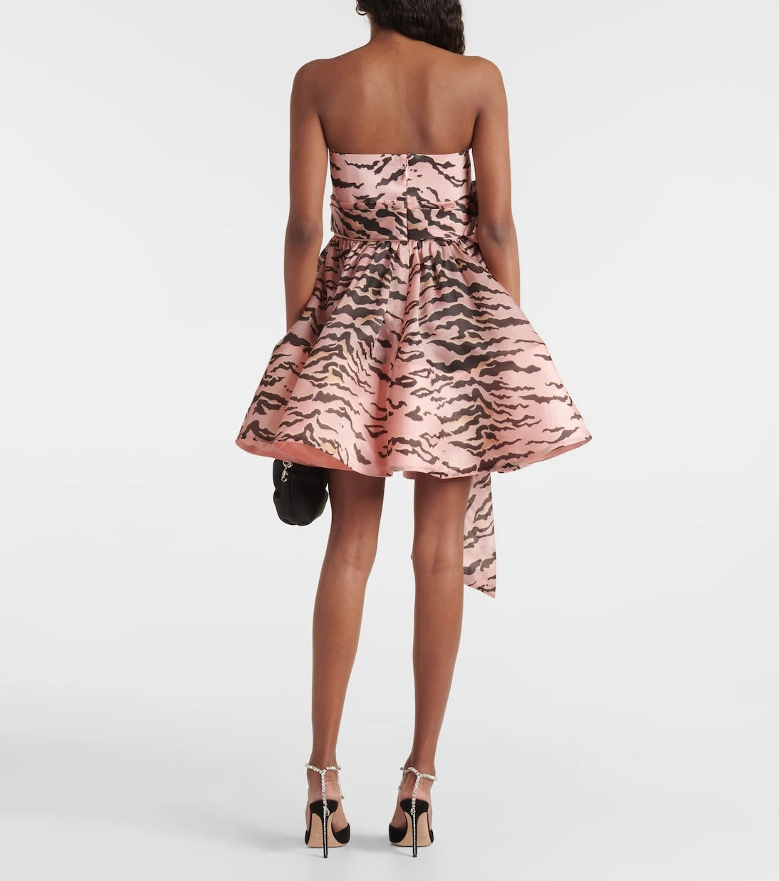 Zimmermann - Matchmaker fiyonk detaylı ipek mini elbise