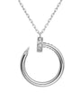 Cartier White Gold and Diamond Juste un Clou Necklace