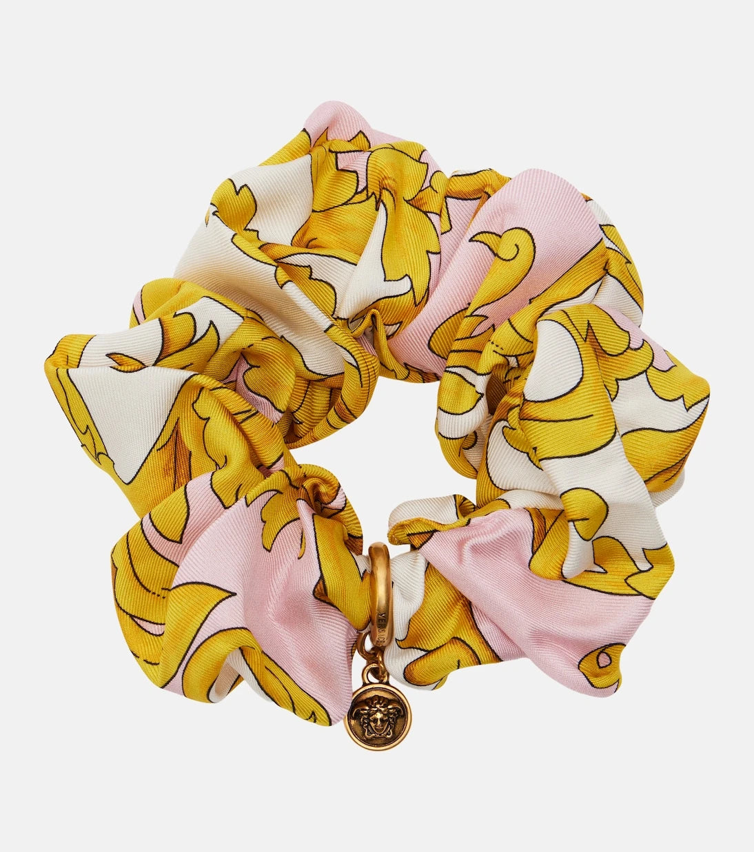 Versace - Medusa printed silk scrunchie