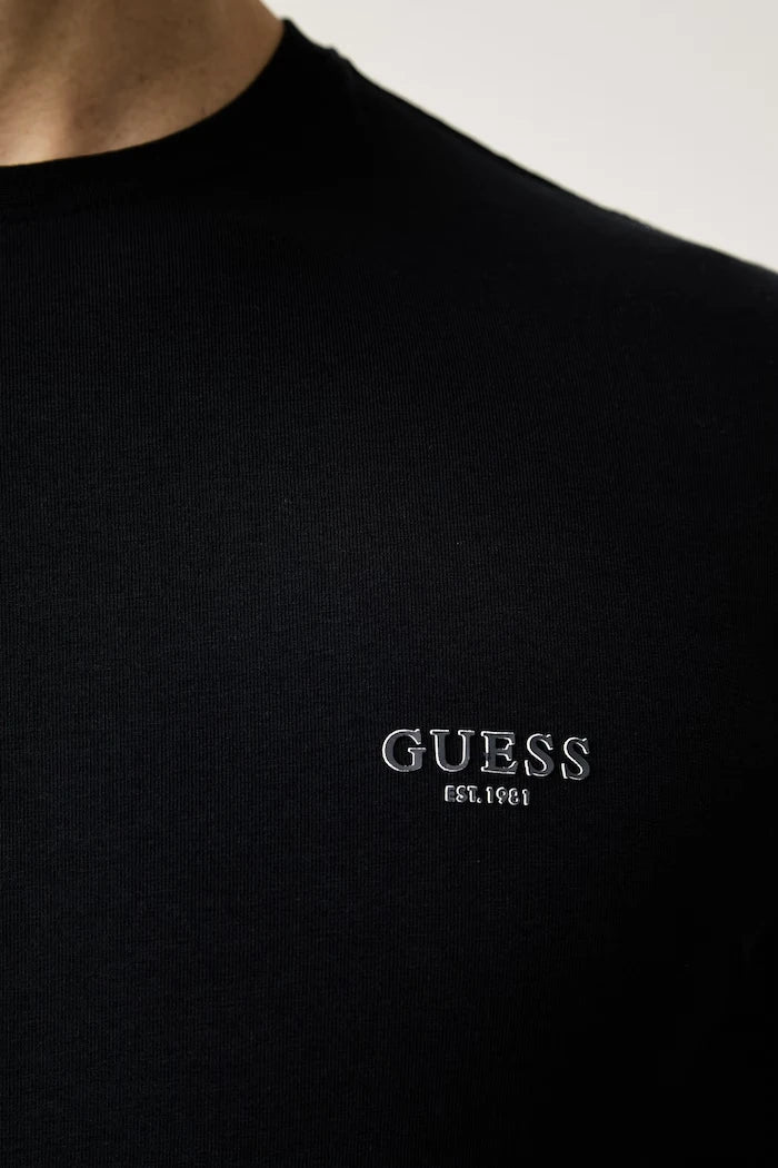 Guess erkek pamuk ve elastanlı tişört