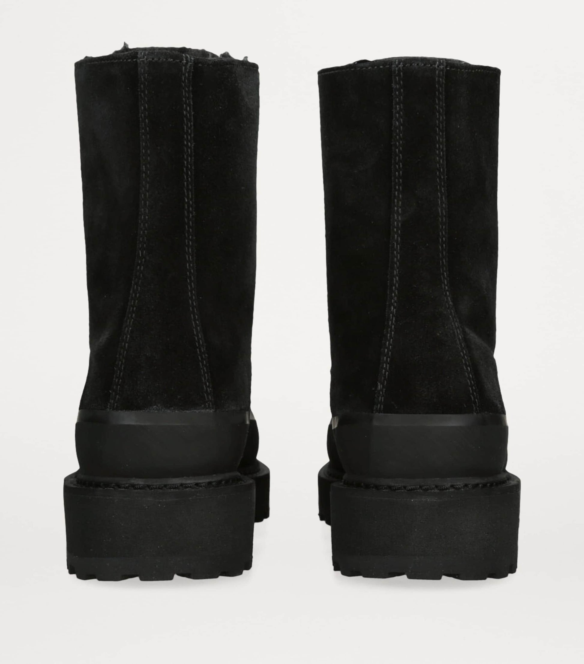 Le Monde Beryl Black Suede Dolomite Ankle Boots