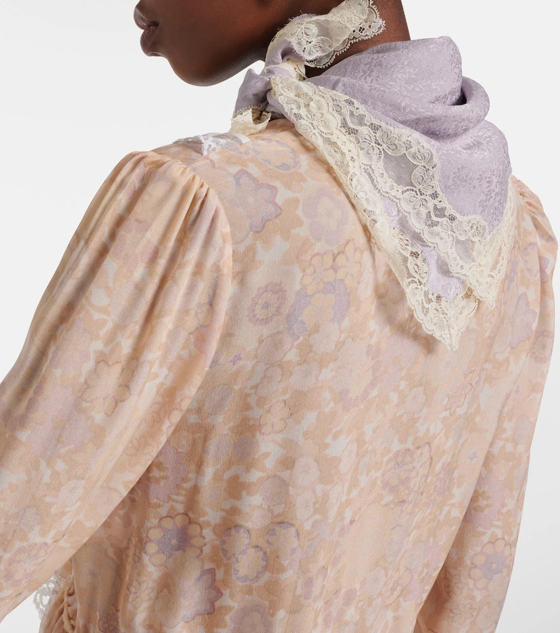 Chloé - Printed silk jacquard scarf