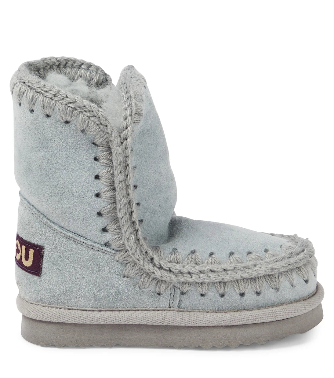 Mou Kids - Shearling-lined suede ankle boots