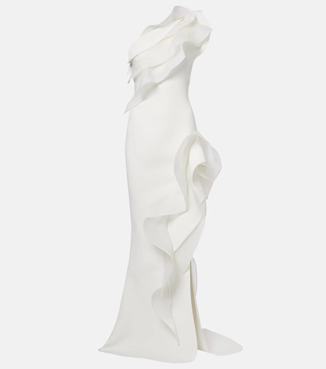 Maticevski - Excitement ruffled one-shoulder gown