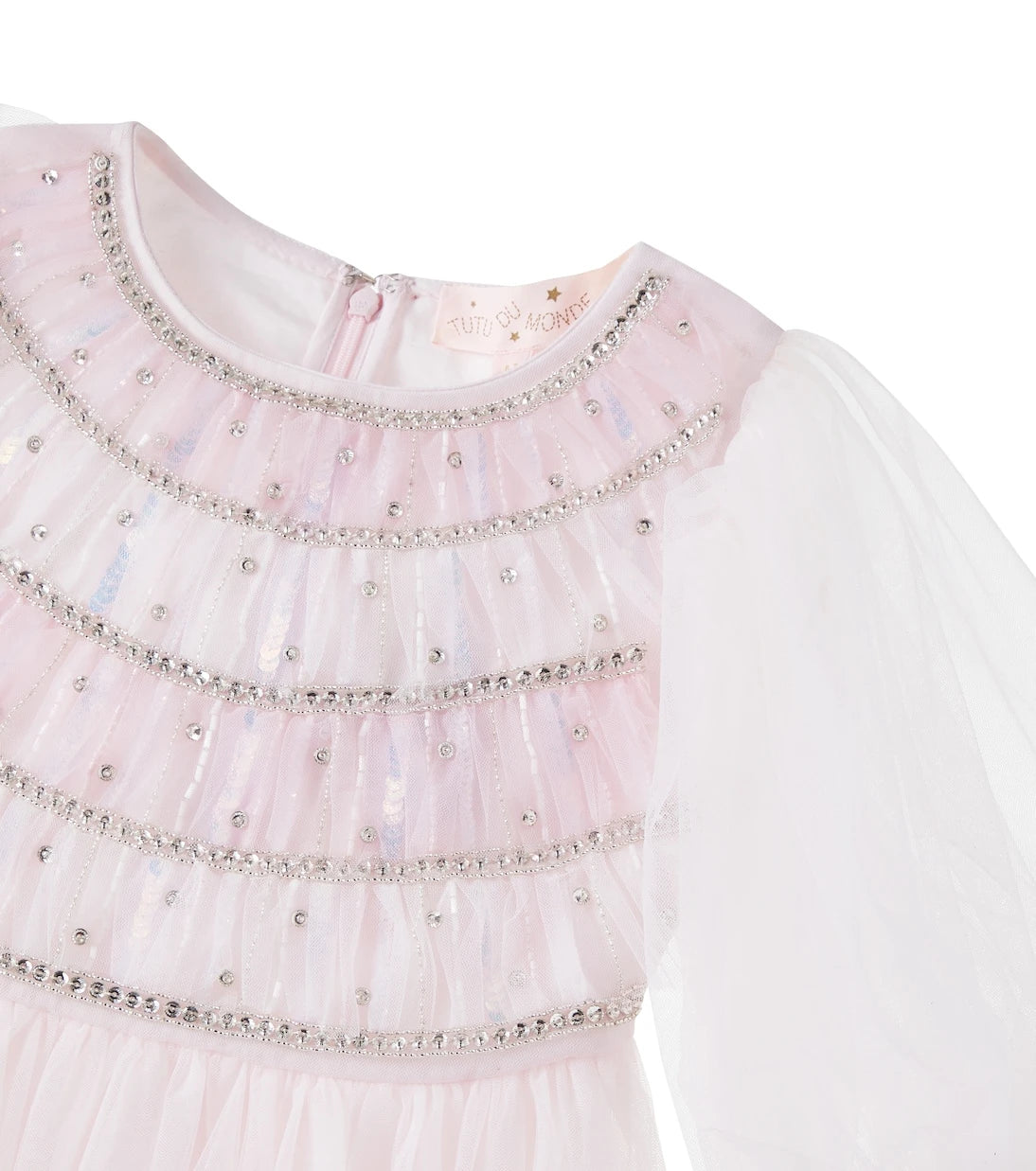 Tutu Du Monde - Opaline embellished tulle dress