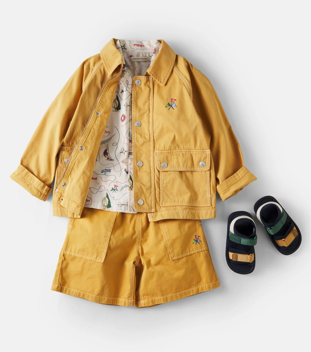 The New Society - Cosmos cotton canvas jacket