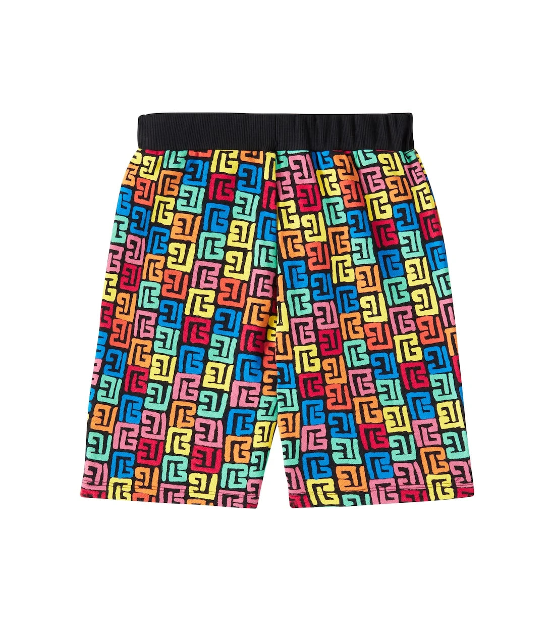 Balmain Kids - Monogram cotton jersey shorts