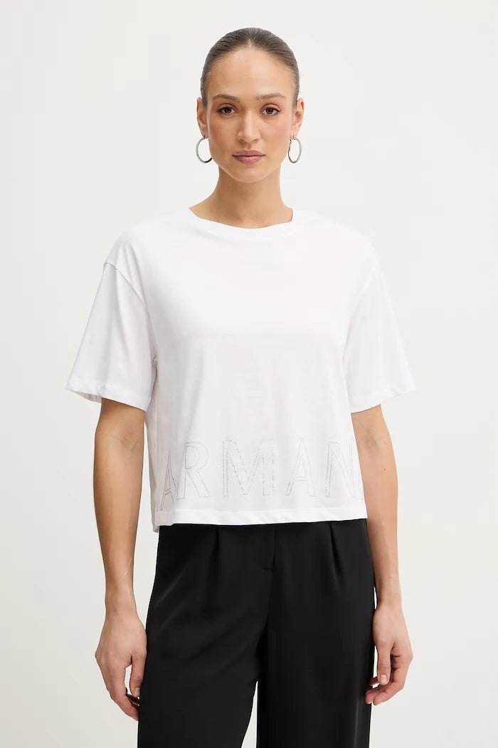 Памучна тениска Armani Exchange