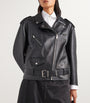 Prada Black Nappa Leather Biker Jacket
