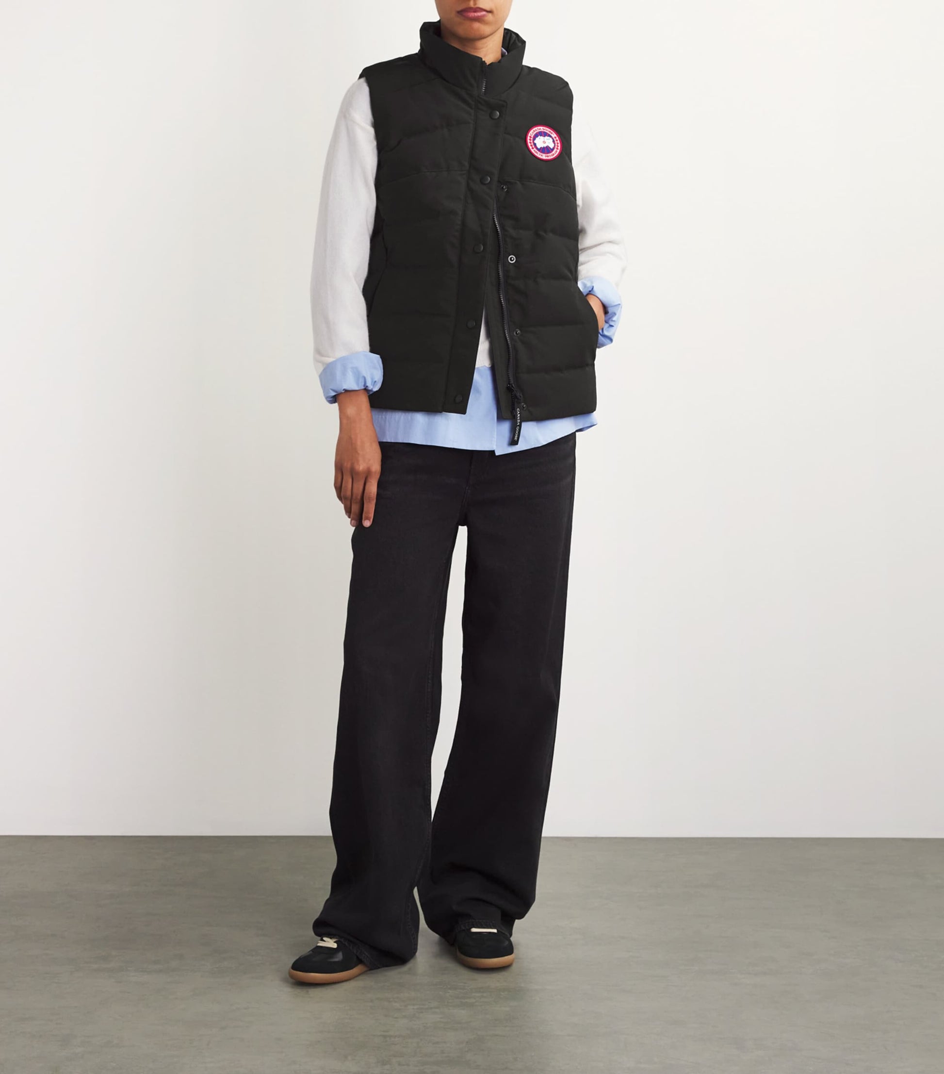Canada Goose Black Down-Filled Padded Freestyle Gilet