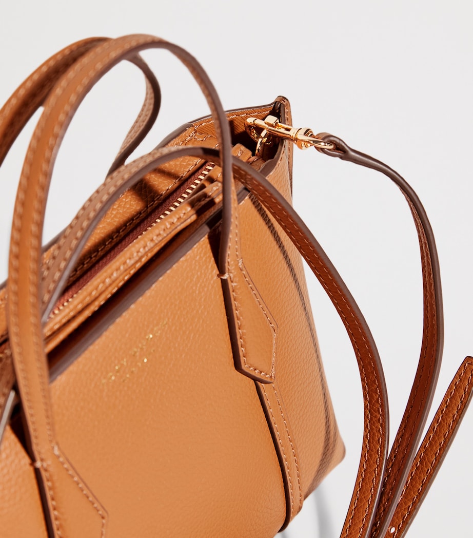 Mini Leather Perry Cross-Body Bag AUTUMN BROWN 200