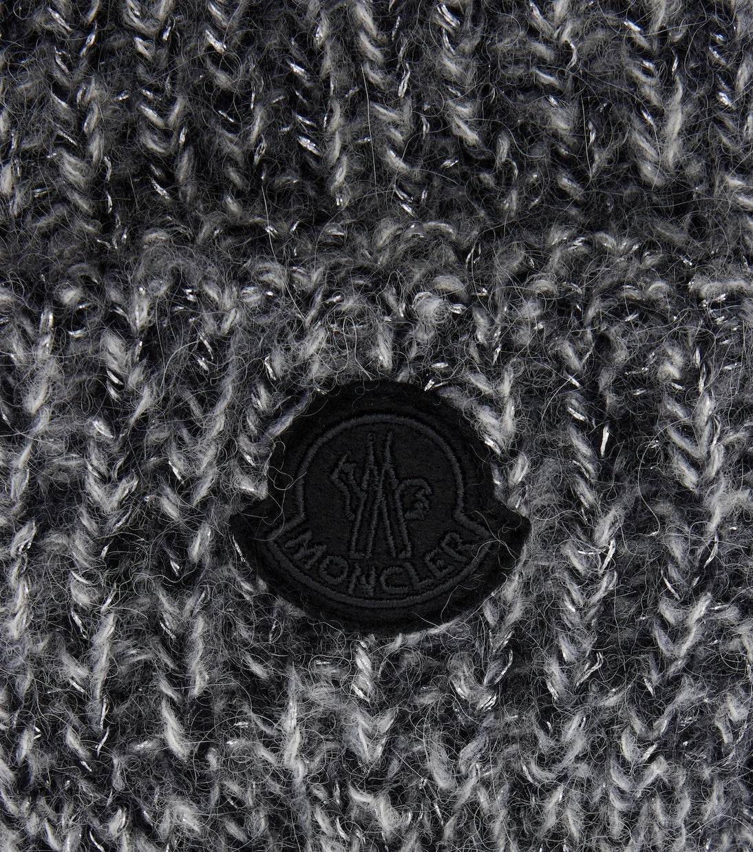 Moncler - Embroidered alpaca-blend gloves