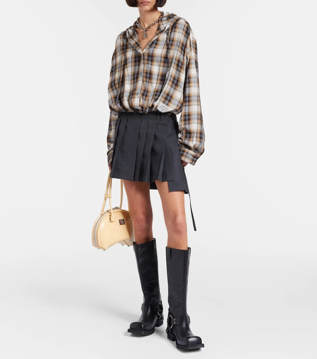 Acne Studios - Asymmetric pleated miniskirt