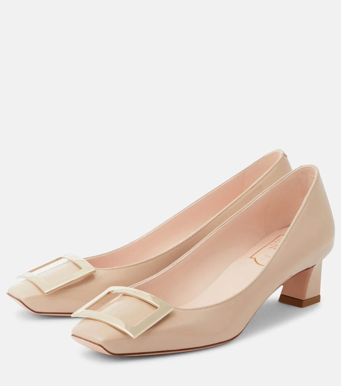 Roger Vivier - حذاء "Trompette 45" بكعب عالٍ من الجلد اللامع