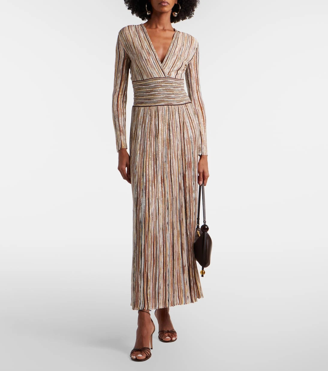 Missoni - Sequined striped maxi dress