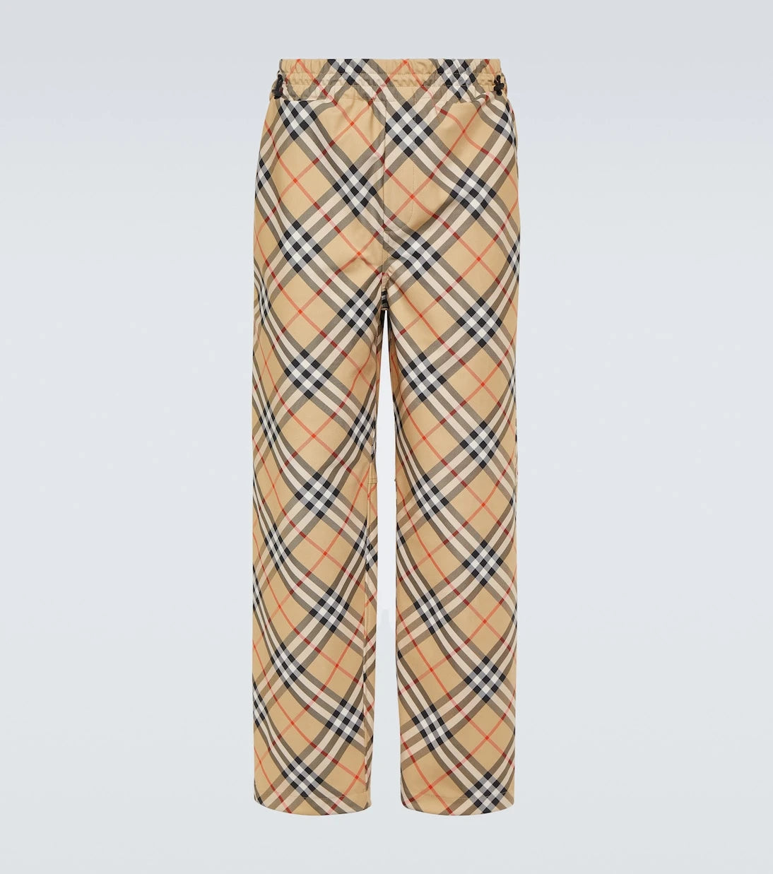 Burberry - Checked track pants