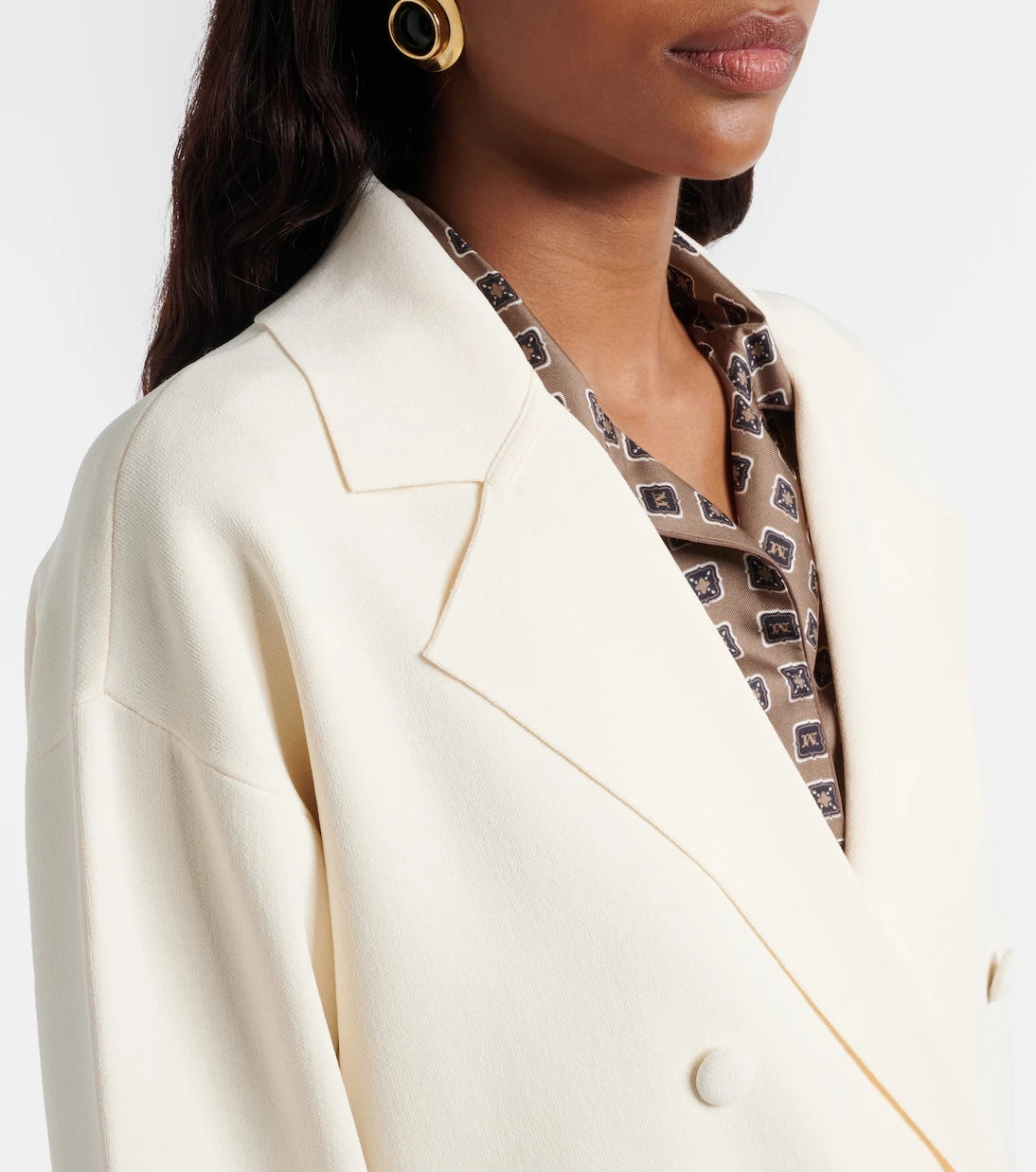 Max Mara - Calte double-breasted crêpe blazer