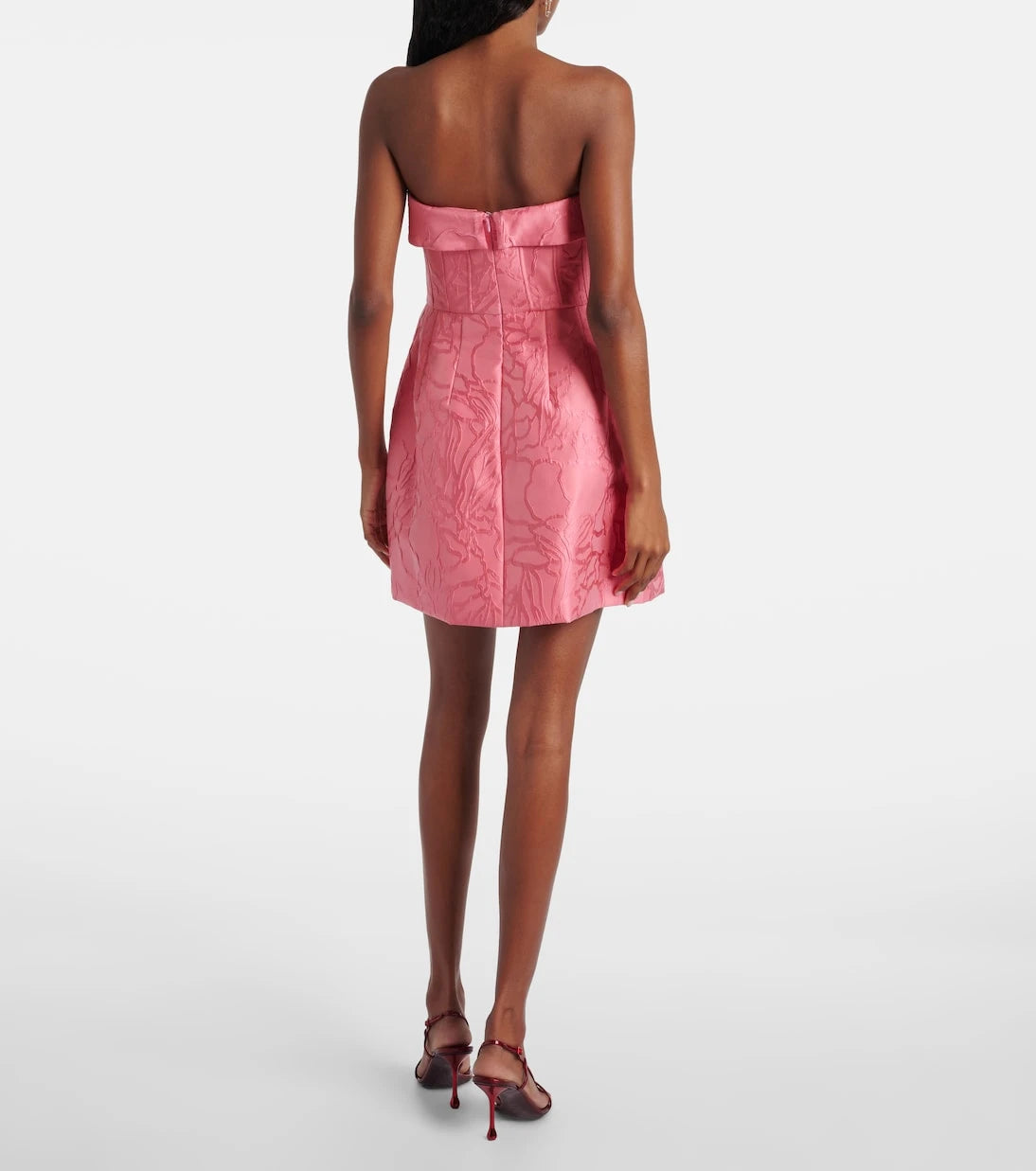 Rebecca Vallance - Petra strapless satin minidress