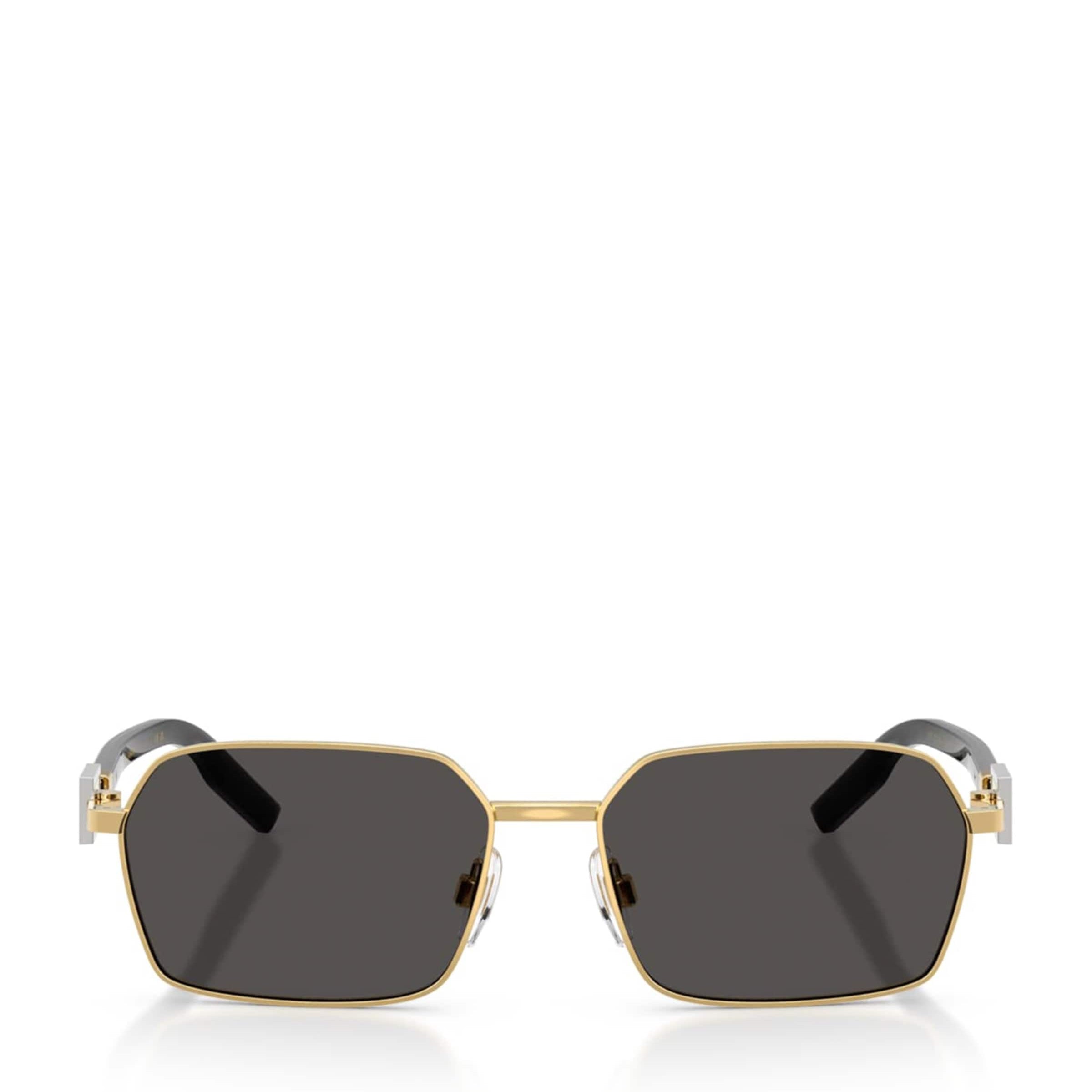 Dolce & Gabbana Wire-Frame Rectangular Sunglasses