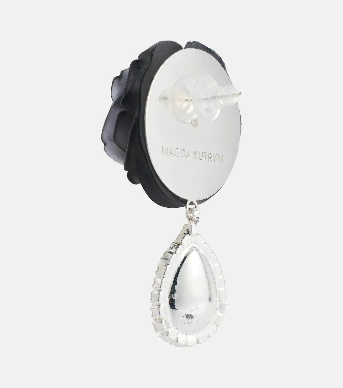 Magda Butrym - Mini Rose crystal-embellished drop earrings