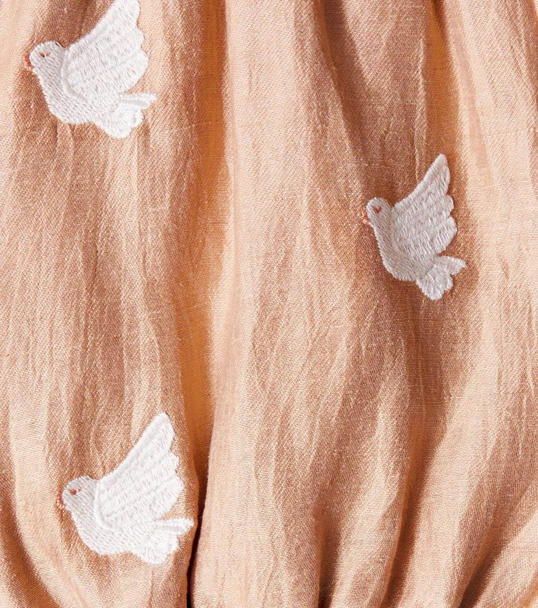 Donsje - Baby Merin embroidered hemp-blend bloomers