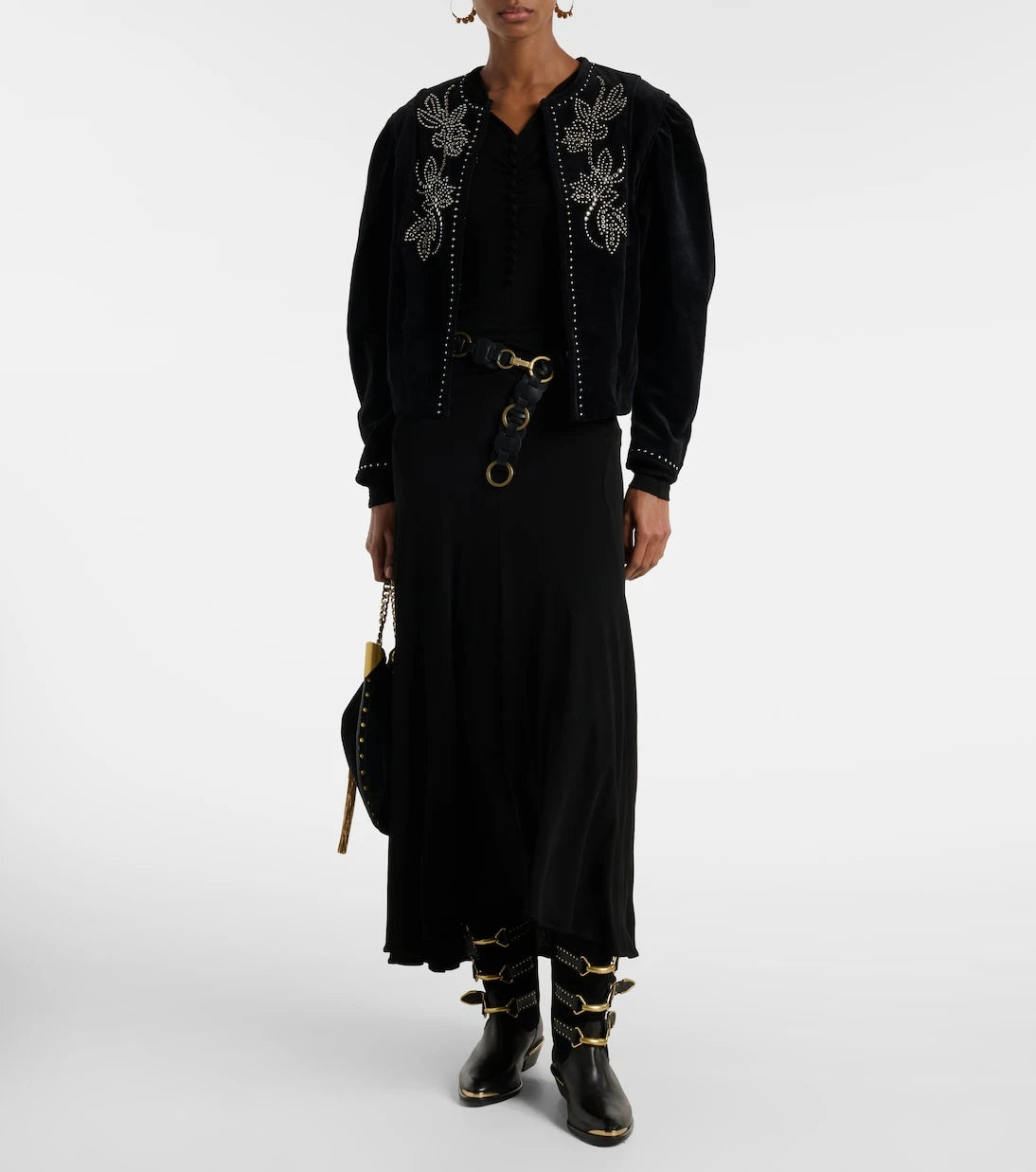 Isabel Marant - Pietra embellished cotton jacket
